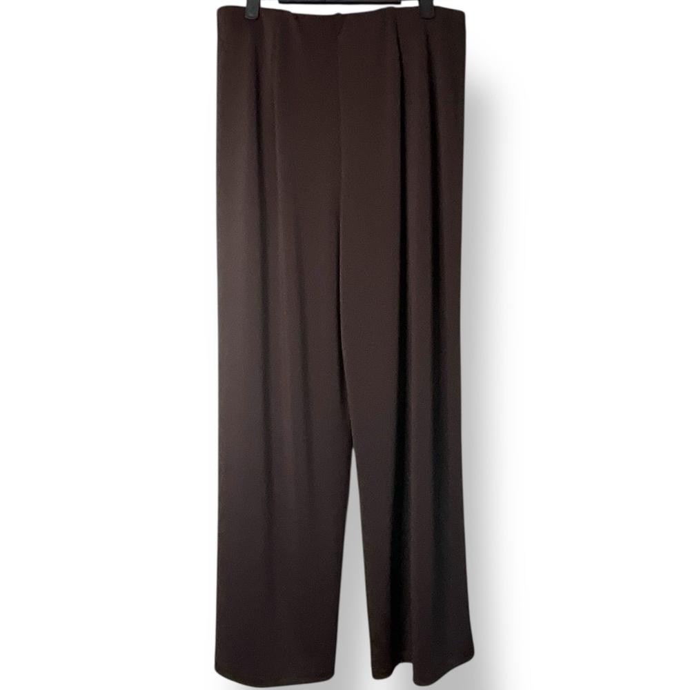 NWT Wide Leg Pants in Dark Brown - Picture 3 of 8